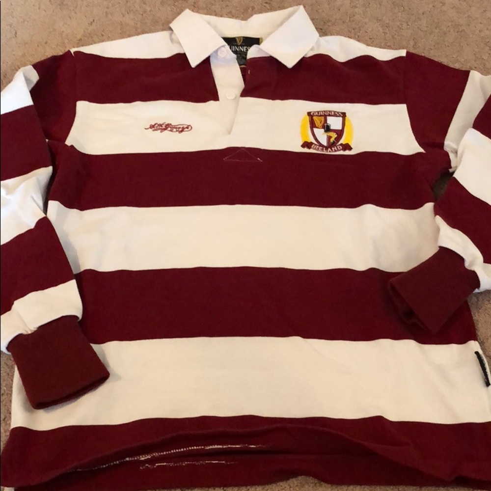 Guinness beer rugby jersey